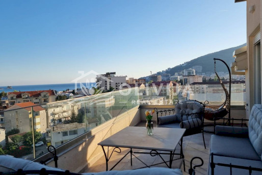 Квартира у моря в Будве, Черногория — 84 м², вид на море, новый дом